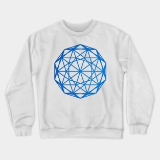 Inspirational MANDALA T-SHIRT icosphere-3 Crewneck Sweatshirt